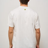 T-shirt uomo girocollo bianca ATH084 002 BARROW 