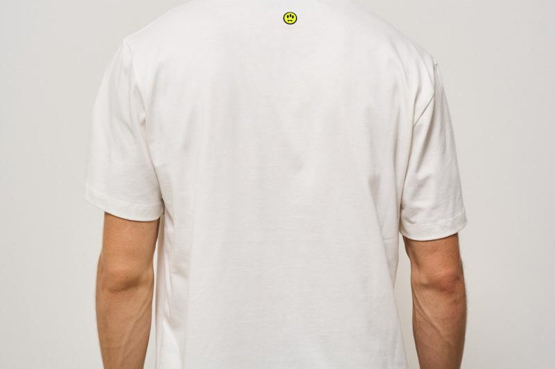 T-shirt uomo girocollo bianca ATH084 002 BARROW 