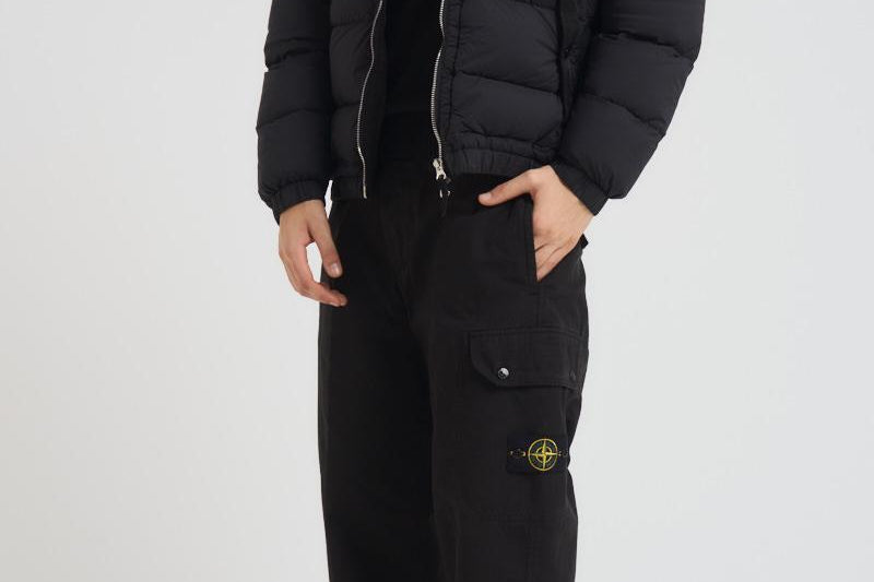Piumino uomo Tunnel Down nero 4100040 S0028V0029 STONE ISLAND 