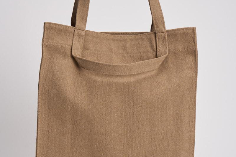 Borsa shopper donna in tessuto beige U25100003 WASHEDOTTER SAMSØE SAMSØE 