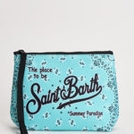 Pochette donna Aline a fantasia celeste ALINE 00940L MC2 SAINT BARTH 