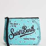 Pochette donna Aline a fantasia celeste ALINE 00940L MC2 SAINT BARTH 