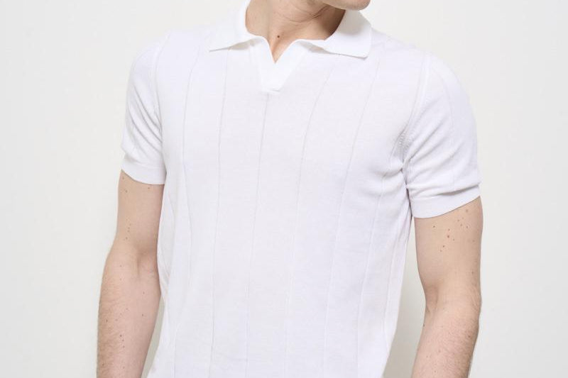 Polo uomo bianca 57191 20660002 GRAN SASSO 