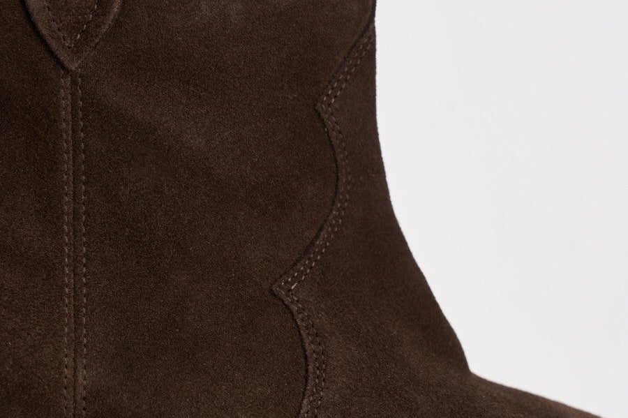 Stivali donna in suede testa di moro BO0002FA A1A03S50CL ISABEL MARANT 