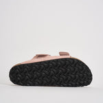 Sandalo donna Arizona in suede rosa 1031651 PINK BIRKENSTOCK 