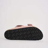 Sandalo donna Arizona in suede rosa 1031651 PINK BIRKENSTOCK 