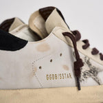 Sneakers donna Super-Star panna e marrone GWF00101 F00874612526 GOLDEN GOOSE 