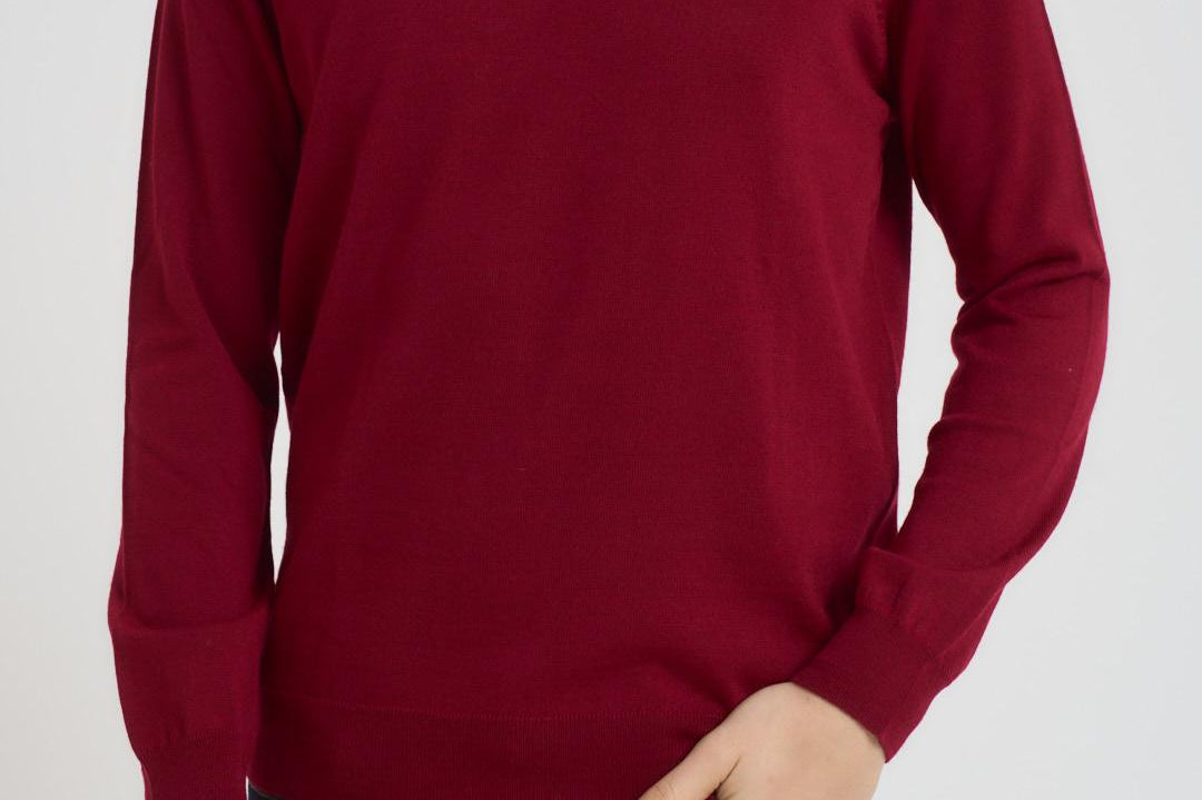 Maglia uomo girocollo bordeaux AH3225 476 LACOSTE 