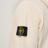 Felpa uomo con zip avorio 6100021 S0060V0193 STONE ISLAND 