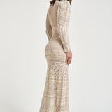 Abito donna Dione crochet ecru RO1026FA D1L08I90BE ISABEL MARANT 