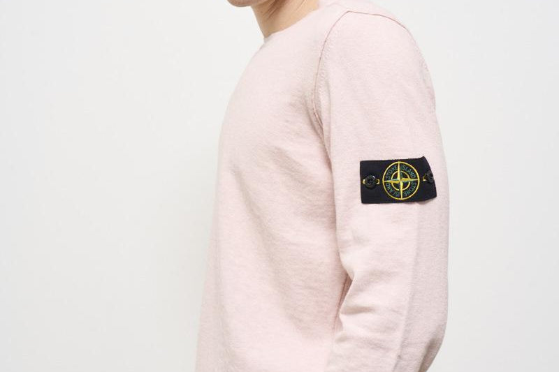 Maglia uomo girocollo rosa 5100052 S00B0V0082 STONE ISLAND 