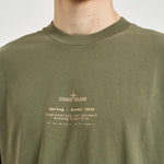 T-shirt uomo con stampa verde 2100001 S0285V005G STONE ISLAND 