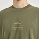 T-shirt uomo con stampa verde 2100001 S0285V005G STONE ISLAND 