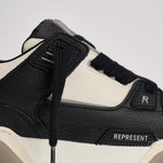 Sneakers uomo Studio bianca e nera 9754 037BLACKVINTAGEWHITE REPRESENT 
