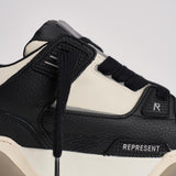 Sneakers uomo Studio bianca e nera 9754 037BLACKVINTAGEWHITE REPRESENT 