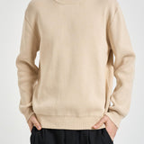 Maglia uomo girocollo avorio GMP00841 P00197255550 GOLDEN GOOSE 