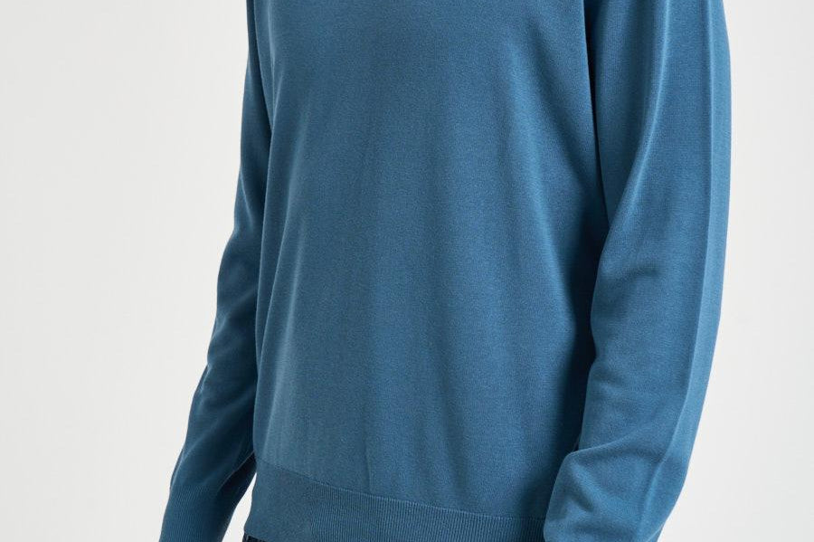 Maglia uomo girocollo azzurro M010221 252 ACCADEMIE TESSILI 
