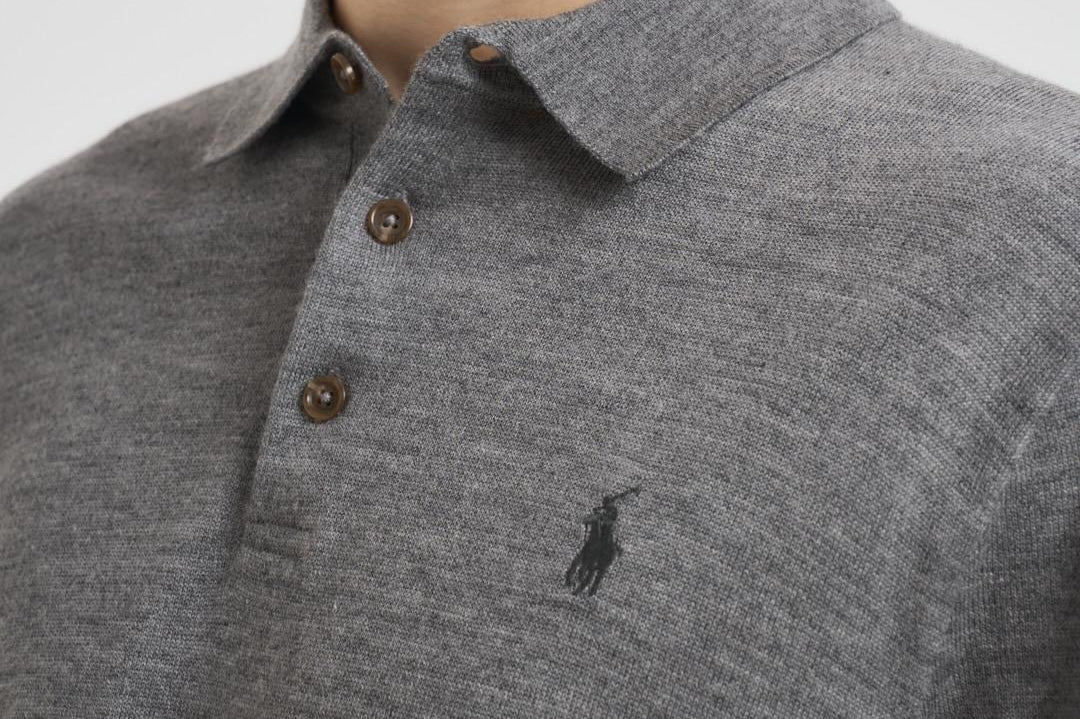 Polo in maglia uomo 710941104 003 RALPH LAUREN 