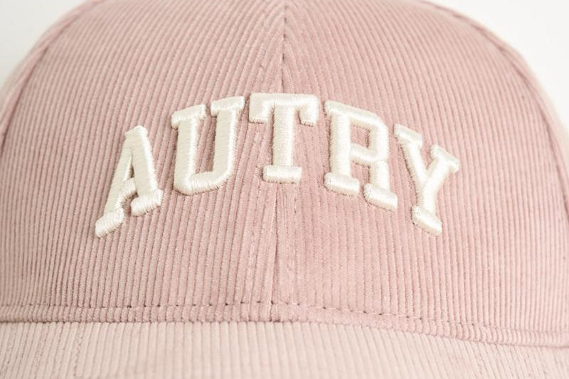 Cappello uomo baseball in velluto rosa ACPU 55BP AUTRY 