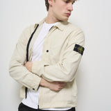 Camicia uomo panna con zip 1200032 S00WNV0195 STONE ISLAND 