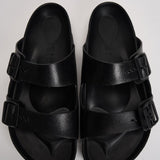 Sandalo uomo Arizona gomma nero 129421 BLACK BIRKENSTOCK 