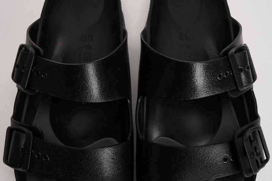Sandalo uomo Arizona gomma nero 129421 BLACK BIRKENSTOCK 