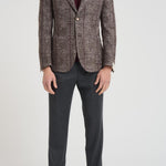 Giacca uomo principe di galles grigia 2812 557143 L.B.M. 