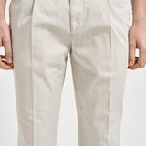 Pantalone uomo gamba dritta panna ARECHI 108104 SANTANIELLO 
