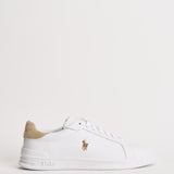 Sneakers uomo Heritage Court II bianca e beige 809940762 001 RALPH LAUREN 