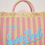 Borsa donna Colette in rafia a righe COLETTESTR 00188H MC2 SAINT BARTH 