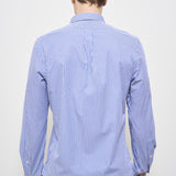 Camicia uomo a righe celeste 710928254 008 RALPH LAUREN 