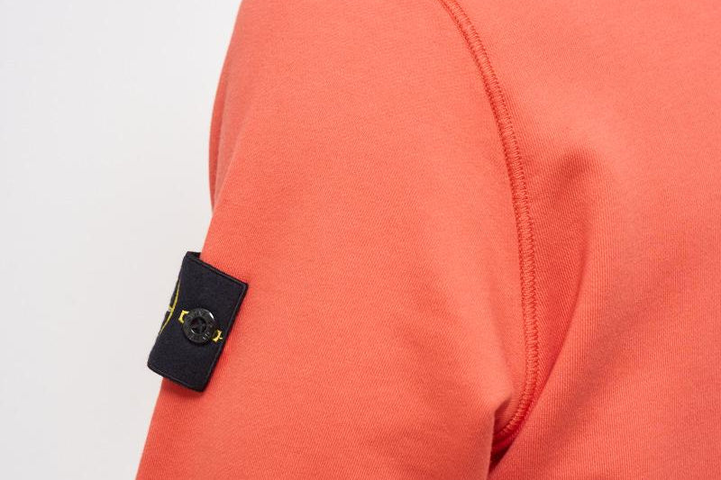 Felpa uomo girocollo arancione 6100044 S0051V008A STONE ISLAND 