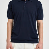 Polo uomo in maglia blu navy 300426 38 KANGRA 