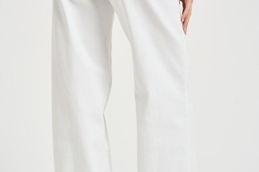 Jeans donna Strovepipe in denim bianco 7U4N0C14 U7SL8 7 for all Mankind 