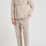 Giacca uomo doppiopetto beige 2813 557013 L.B.M. 