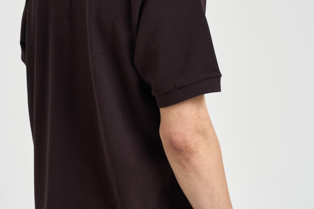 Polo uomo a manica corta marrone PH0034 3LA LACOSTE 