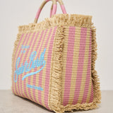 Borsa donna Colette in rafia a righe COLETTESTR 00188H MC2 SAINT BARTH 