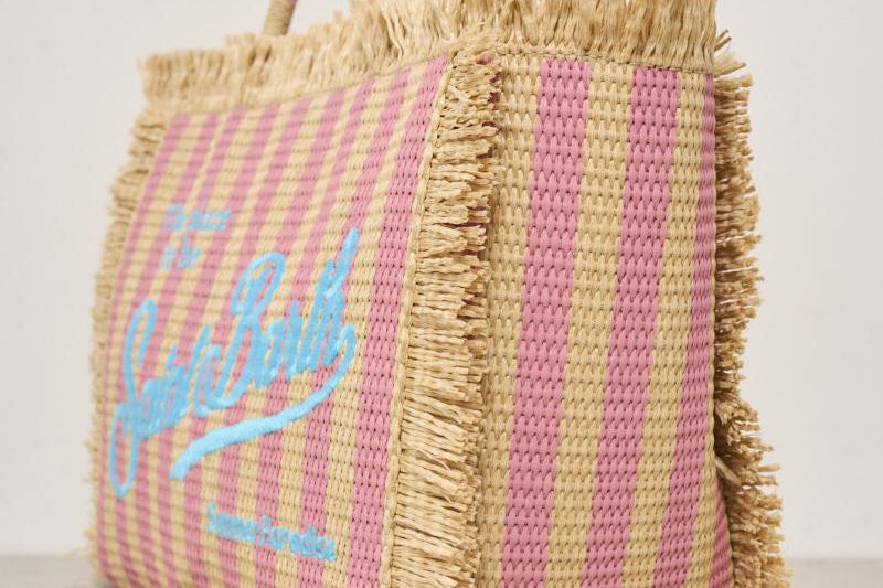 Borsa donna Colette in rafia a righe COLETTESTR 00188H MC2 SAINT BARTH 