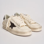 Sneakers donna Stardan bianca e strass GWF00128 F00793910318 GOLDEN GOOSE 