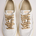 Sneakers donna Medalist Low panna e oro AULW SW01 AUTRY 