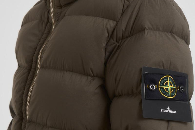 Piumino uomo Tunnel Down verde militare 4100040 S0028V0054 STONE ISLAND 