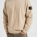 Felpa uomo girocollo beige 6100053 S0238V009A STONE ISLAND 