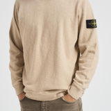 Felpa uomo girocollo beige 6100053 S0238V009A STONE ISLAND 
