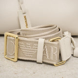 Borsa a mano donna in pelle panna EW000361 AF12036M1051 EMPORIO ARMANI 