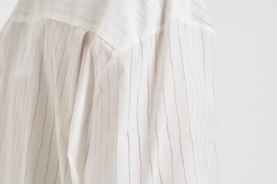 Camicia donna a  righe bianca BLUM PORCELAIN IRO 