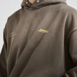 Felpa uomo con cappuccio grigio MLM4270 WASHED OLIVE REPRESENT 