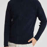 Cardigan uomo a coste blu W25139 60 RRD 