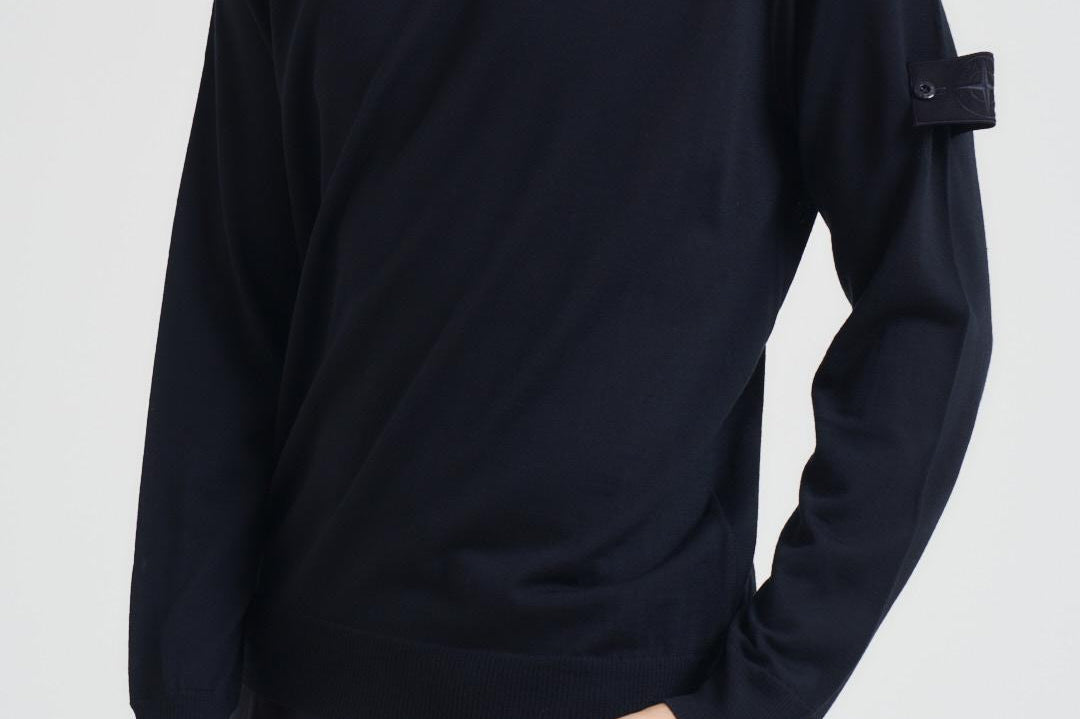 Maglia uomo girocollo blu 5100074 S00FCV0020 STONE ISLAND 