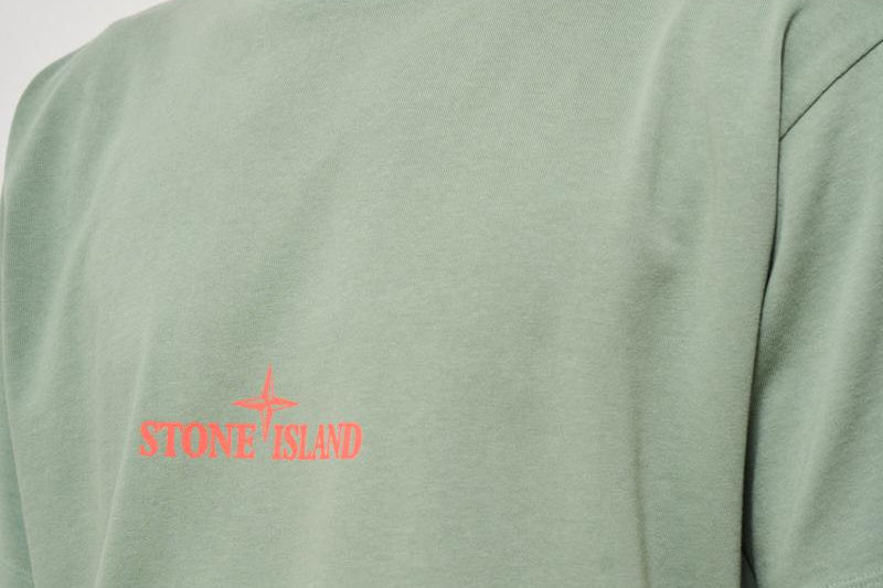 T-shirt uomo girocollo verde salvia 21002RC S0137V0055 STONE ISLAND 