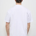 T-shirt uomo girocollo bianca LDM101209 201479WHITE LES DEUX 